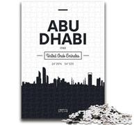 Abu Dhabi UAE 1000 Piece Jigsaw Puzzles for Adults Gifts, for Educational Game Challenge Toy Birthday Present, Gifts, Wall Art 1000pcs(26x38cm)