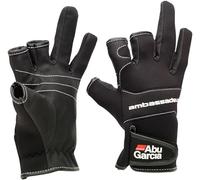 ABU GARCIA 3 CUT PROFESSIONAL NEOPRENE STRETCH GLOWES AMBASSADEUR