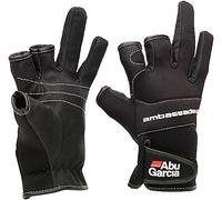 ABU GARCIA 3 CUT PROFESSIONAL NEOPRENE STRETCH GLOWES AMBASSADEUR