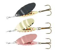 Abu Garcia 3 Pack Reflex Spinner - Assorted Fishing Spinners for Freshwater Angling - Ideal for Trout, Perch, Pike, and Bass - Versatile Lures for Casting, Trolling, and Jigging, Assorted 4.5 cm