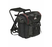 Abu Garcia Standard Fishing Rucksack with Built-In Chair - Durable, Water-Resistant Backpack for Anglers, Camping & Outdoor Adventures