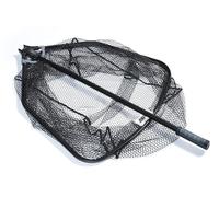 Abu Garcia Beast Gen2 Monster Landing Net | Heavy Duty Pike Predator Fishing Net | Extra Strong Rubber Coated Mesh | Reinforced Handle | Slide-In Compact Design | Pro Angler Net | 90x80 cm