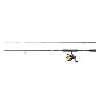 Abu Garcia Black Max Spinning Combo, Freshwater Angler Fishing Rod & Reel Pike Perch & Zander, Strong Leightweight & Versatile, Black, 1.83m-2.44m Moderate Fast Rod, 2000 & 2500 Size Reel