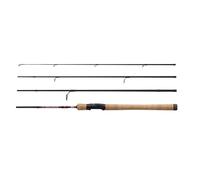 Abu Garcia Diplomat V2 Travel Fishing Rod - Compact 4-Piece Carbon Travel Rod for Multiple Species, Premium Cork Handle, Ideal for Freshwater and Saltwater Fishing 2.74m 5-21G