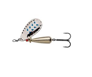 Abu Garcia Droppen Spinner Lure | Ultra-Efficient Inline Spinner for Perch, Pike, Chub & Trout | Low Centre of Gravity for Precise Casting | Freshwater Predator Fishing | Zebra, 4.4cm