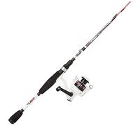 Abu Garcia Ike Dude Spinning Combo; Junior Starter Fishing Rod and Reel Set for Children, Predator Hunting Setup for Pike, Perch and Zander, Unisex, White/Red, 2.13 m | 5-20g