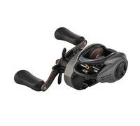 Abu Garcia Low Profile Baitcast Reel, Revo SX Low Profile Reels, Predator Fishing, Fresh water Angler, Perch, Pike, Zander, Black, Robust & Lightweight, 10+1 Bearing Count, Low Profile