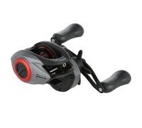 Abu Garcia Max Elite Low Profile Baitcast Fishing Reel, Left, Lightweight Design, Carbon Body and Sideplates, Duragear Brass Gear, Carbon Matrix Drag System