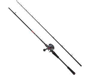 Abu Garcia MAX LP Pike Combo, Rod and Reel Set Perfect For Lure Fishing,24T Carbon Blanks, 4+1 Ball Bearings, Three Versions,Black