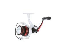 Abu Garcia Max Pro Spinning Reel, Freshwater Angler Fishing Pike Perch & Zander, Aluminum Spool, Robust Ambidextrous 2000H Reel Size 5.2:1 Gear Ratio White & Red