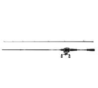 Abu Garcia Max X Casting Rod & Reel Combo | Freshwater Low Profile Baitcaster Reel | 24T Graphite Blank | 5+1 Bearing System | Asymmetric Body Design | Predator Lure Fishing Set |2000 | 1.98m | 10-30g