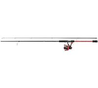 Abu Garcia Max X Spinning Combo, Fishing Rod and Reel Combo, Spinning Combos, Predator Fishing,Pike/Perch/Zander/Trout, Unisex, Black / Red, 2.13m | 10-30g