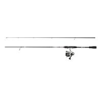 Abu Garcia Max X Spinning Combo with Line, Freshwater Angler Fishing Rod & Reel Pike Perch & Zander, Strong Leightweight & Versatile, Black & Grey, 2.44m Moderate Fast Rod, 2500 Size Reel