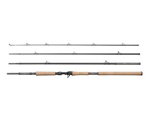Abu Garcia Mörrum Casting Rod | 36T Carbon Blank with Nano Resin | Moderate-Fast Action & 4-Piece Travel Design | Freshwater Predator Fishing for Pike, Zander & Muskie | 3.35m, 15-55g