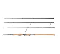 Abu Garcia Mörrum Spinning Rod | 36T Carbon Blank with Nano Resin | Moderate-Fast Action | 4-Piece Travel Design | Freshwater Predator Fishing for Pike, Zander & Trout | 2.74m, 4-18g