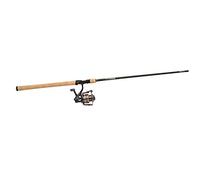 Abu Garcia Pro Max Light Spinning Rod and Reel Combo 602fd-7' 2 Piece 5-15g, Black/Gold, 7 ft/2-Inch