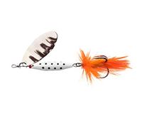 Abu Garcia Reflex Spinner White - Fishing Bait (45 mm, Silver)