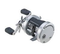 Abu Garcia Ambassadeur S Conventional Reel, Size 6500 (1292736), 1 Stainless Steel Ball Bearings + 1 Roller Bearing, Synthetic Star Drag, Max of 11lb | 4.9kg,Black
