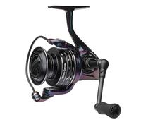 Abu Garcia SPIKE Spinning Reel, Fishing Reel, Lightweight and Strong Spinning Reels, Predator Fishing, Perch, Zander, Unisex, Green/Purple/Black, 2500S