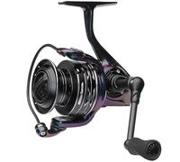 Abu Garcia SPIKE Spinning Reel, Fishing Reel, Lightweight and Strong Spinning Reels, Predator Fishing, Perch, Zander, Unisex, Green/Purple/Black, 3000SH