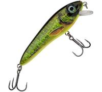 Abu Garcia Svartzonker McCelly Diving Pike Fishing Lure - Realistic Hand Painted Hard Bait with Strong Berkley Fusion Treble Hooks