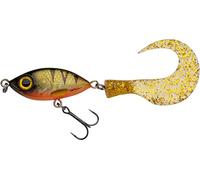 Abu Garcia Svartzonker McMio Pike & Musky Fishing Lure - Floating Jerkbait for Freshwater Predators - Ideal for Pike, Musky, Zander & Perch - Realistic 3D Design, Yellowfin Perch 14 cm