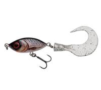Abu Garcia Svartzonker McMio Pike & Musky Fishing Lure - Floating Jerkbait for Freshwater Predators - Ideal for Pike, Musky, Zander & Perch - Realistic 3D Design, Real Roach 14 cm