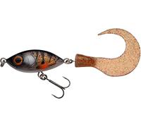 Abu Garcia Svartzonker McMio Pike & Musky Fishing Lure - Floating Jerkbait for Freshwater Predators - Ideal for Pike, Musky, Zander & Perch - Realistic 3D Design, Motoroil Burbot 14 cm