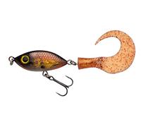 Abu Garcia Svartzonker McMio Pike & Musky Fishing Lure - Floating Jerkbait for Freshwater Predators - Ideal for Pike, Musky, Zander & Perch - Realistic 3D Design, Crucian Carp 14 cm