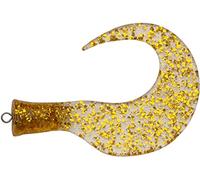Abu Garcia Svartzonker McMio Spare Tails - Eco-Friendly Replacements for Mc Mio Big and Small Lures, Durable Plastisol for Freshwater & Saltwater Fishing, Gold Glitter 7.2 cm