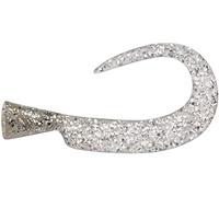 Abu Garcia Svartzonker McMy Tail Spare Tails - Eco-Friendly Replacements, Fishing Lure Accessory, Durable Plastisol for Freshwater & Saltwater Fishing, Silver Glitter 6.9 cm