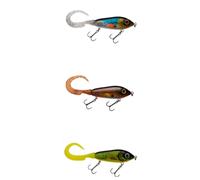 Abu Garcia Svartzonker McMy Tail Jerkbait - Clear High-Impact ABS, Eco-Friendly Weighted, Realistic 3D Effect, Designed in Sweden for Freshwater & Saltwater Fishing, Fire Carp Flash 17 cm