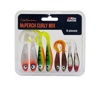 Abu Garcia Lure Svartzonker McPerch Curly Tail - Perch Imitation for Perch, Pike & Zander - Assorted