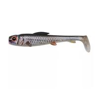 Abu Garcia Svartzonker McPike - Premium Freshwater Pike Fishing Lure with Changeable Smack! Disc, Tail Action for Targeting Pike, Zander, and Predatory Fish - Real Roach 21 cm