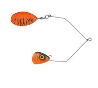 Abu Garcia Svartzonker Spinhead | Pike Softbait Jig Head with Easy Attachment System | Eco-Friendly Construction | Ideal for Big Pike & Freshwater Predator Fishing | Red Tiger, 45g