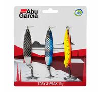 Abu Garcia Toby 3 Pack 10 g, 12 g, 15 g, 18 g, 20 g & 28 g Fishing Lures