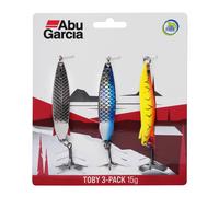 Abu Garcia Toby LF Spoon 3 Pack10g-12g-15g-20g Trout Salmon Pike Fishing