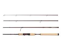 Abu Garcia Tormentor2 Travel Spinning Rod, Lightweight Fishing Rod with 24T Carbon Blank, Cork Handle, Compact Design for Traveling Anglers, Freshwater & Saltwater Predator Fish, 2.13m 5-18g
