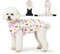 Abuandi Recovery Suit for Dogs After Surgery, Professional Dog Surgical Suit for Female Spay, Male Neuter, E-Collar & Cone Alternative Dog Onesie for Abdominal Wounds Skin Disease, Jellyfish, M