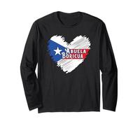 Abuela Boricua Puerto Rican Grandma Long Sleeve T-Shirt