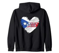Abuela Boricua Puerto Rican Grandma Zip Hoodie