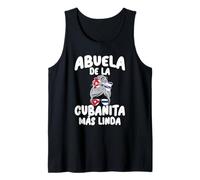 Abuela de la Cubanita Más Linda Orgullo Cubano Tank Top