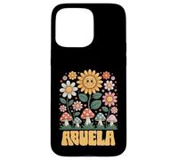 ABUELA Mother’s Day Floral Sunflower Mushroom Style Case for iPhone 15 Pro Max