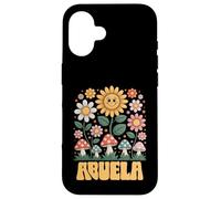 ABUELA Mother’s Day Floral Sunflower Mushroom Style Case for iPhone 16