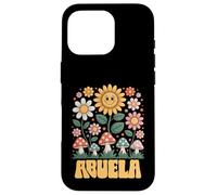 ABUELA Mother’s Day Floral Sunflower Mushroom Style Case for iPhone 16 Pro
