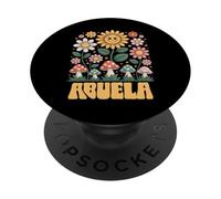 ABUELA Mother’s Day Floral Sunflower Mushroom Style PopSockets Adhesive PopGrip