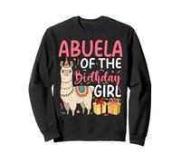 Abuela of the Birthday Girl Llama Birthday Party Sweatshirt