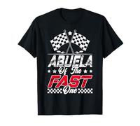 Abuela of The Fast One First Birthday Racing Car Family T-Shirt