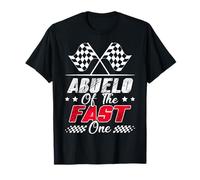 Abuelo of The Fast One First Birthday Racing Car Family T-Shirt