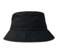 ABUMOR® Unisex Kids Bucket Hat Reversible for Boys Girls Foldable Lightweight Summer Beach & Camping, Hiking, Traveling Fishing Hat Size 54cm (Black)